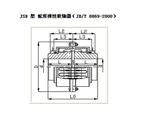 JSB 型 蛇形彈性聯(lián)軸器